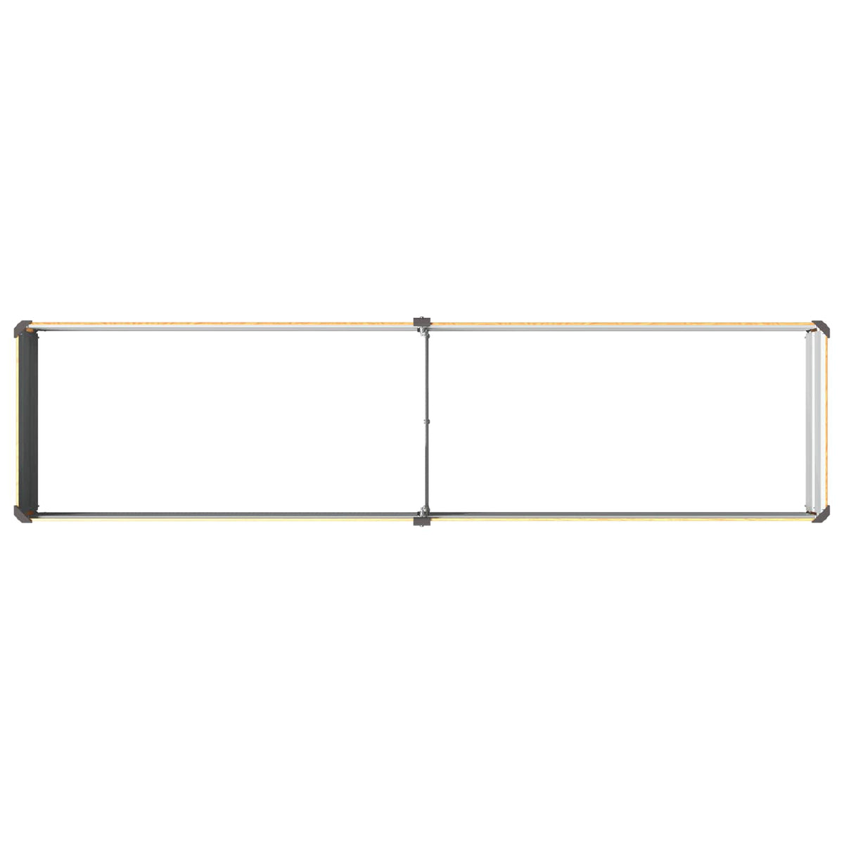 Verhoogd Tuinbed Naturel 160 x 40 x 24 cm koudgewalst staal
