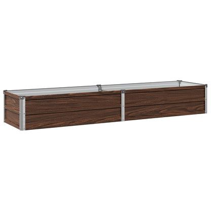 Verhoogd Tuinbed Zwart 160 x 40 x 24 cm koudgewalst staal