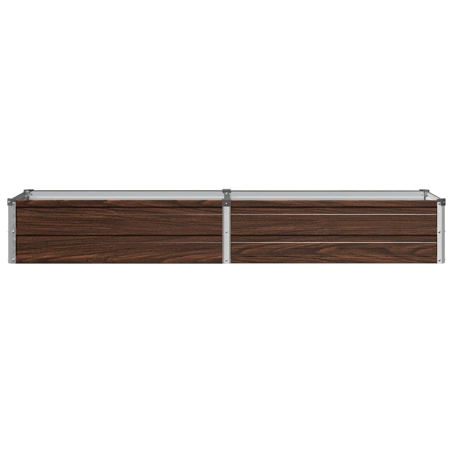 Verhoogd Tuinbed Zwart 160 x 40 x 24 cm koudgewalst staal