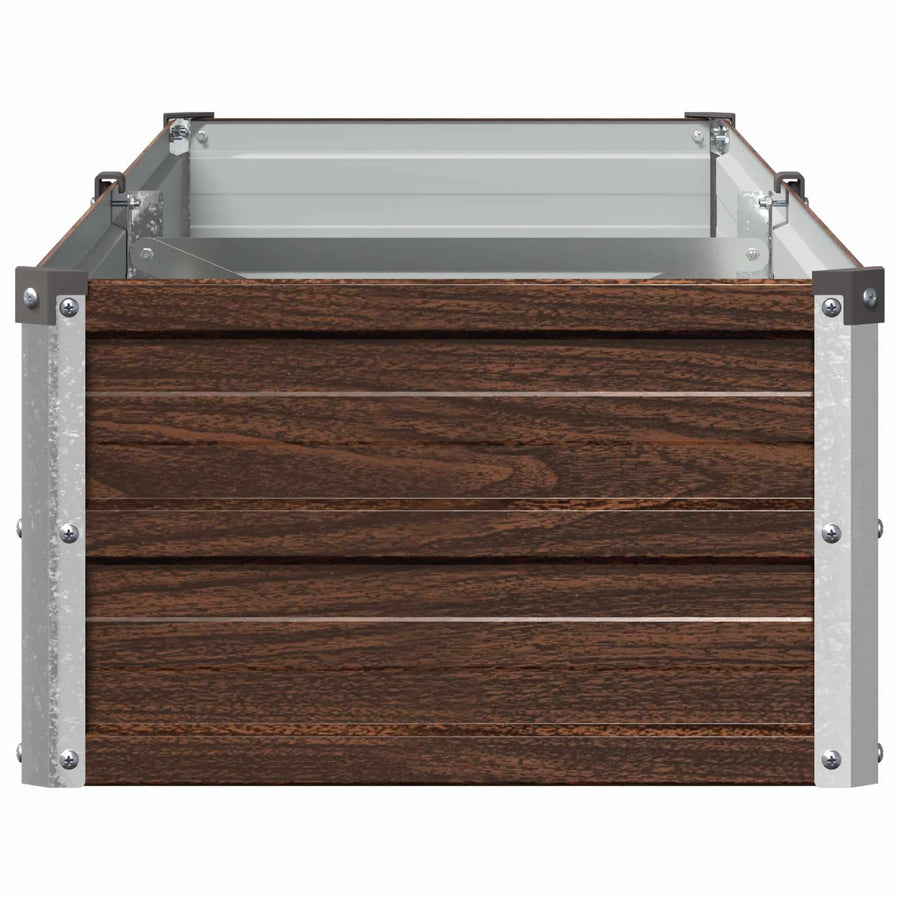 Verhoogd Tuinbed Zwart 160 x 40 x 24 cm koudgewalst staal