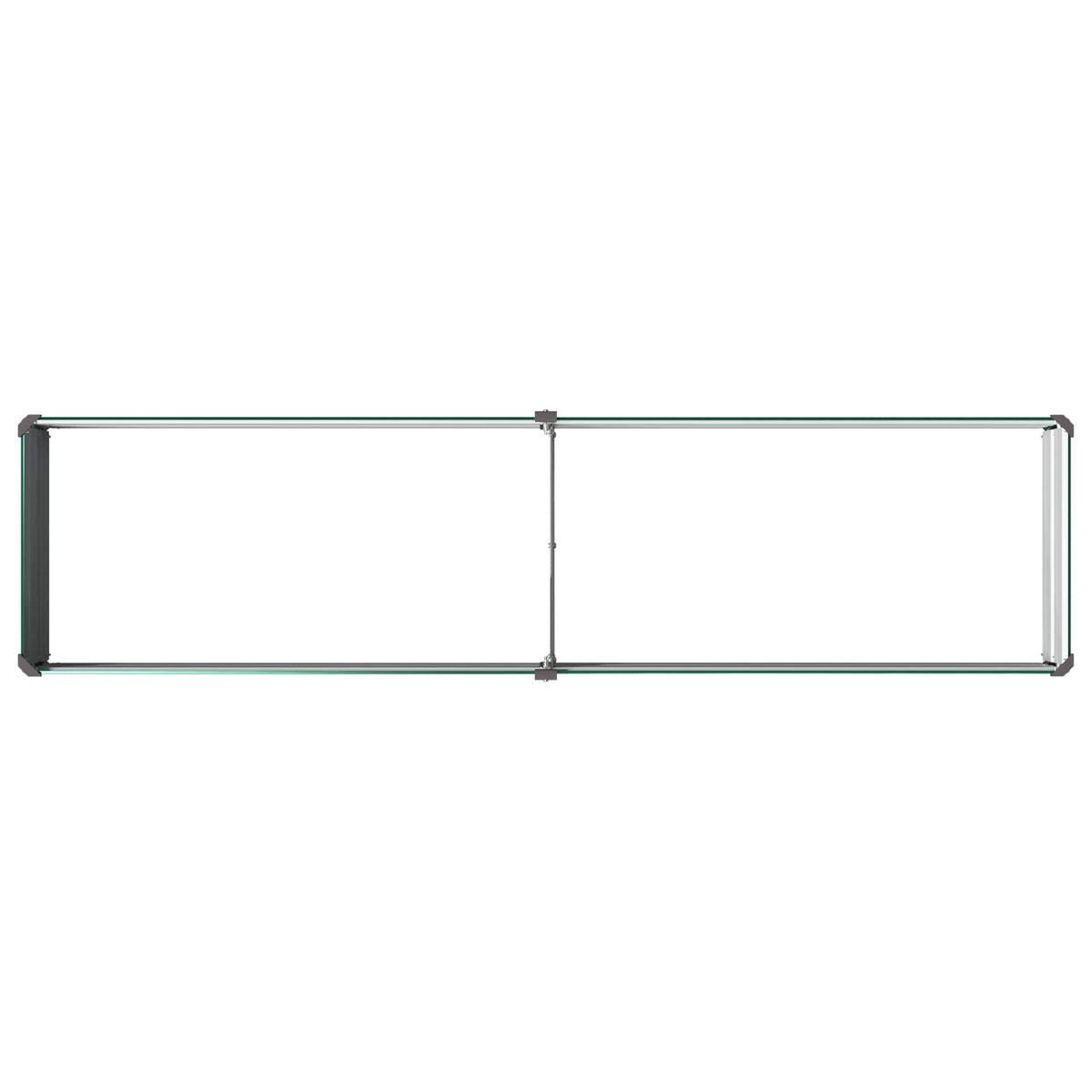 Verhoogd Tuinbed Groen 160 x 40 x 24 cm koudgewalst stalen