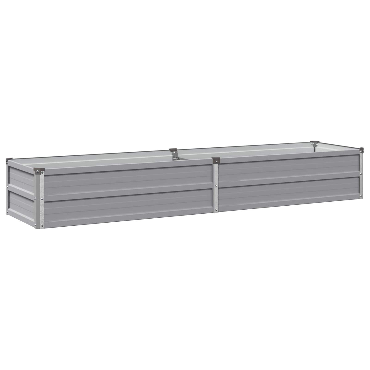 Verhoogd Tuinbed Grijs 160 x 40 x 24 cm koudgewalst staal