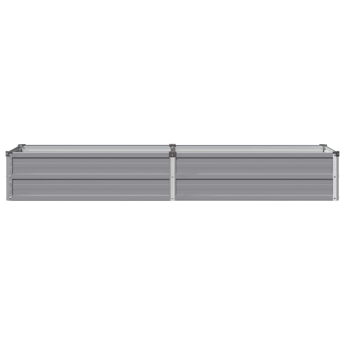 Verhoogd Tuinbed Grijs 160 x 40 x 24 cm koudgewalst staal