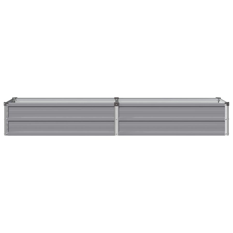 Verhoogd Tuinbed Grijs 160 x 40 x 24 cm koudgewalst staal