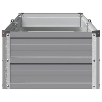 Verhoogd Tuinbed Grijs 160 x 40 x 24 cm koudgewalst staal