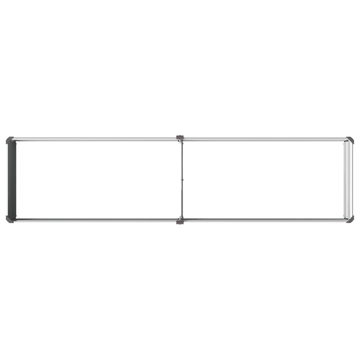 Verhoogd Tuinbed Grijs 160 x 40 x 24 cm koudgewalst staal