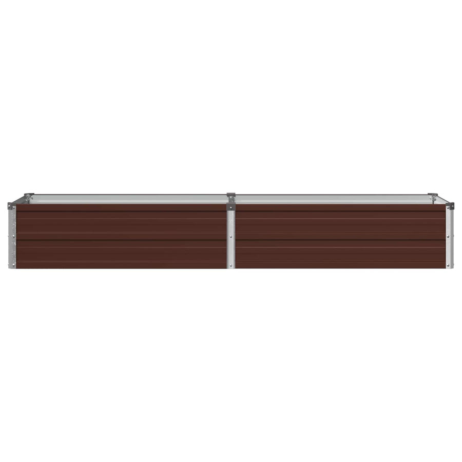 Verhoogd Tuinbed Bruin 160 x 40 x 24 cm koudgewalst staal