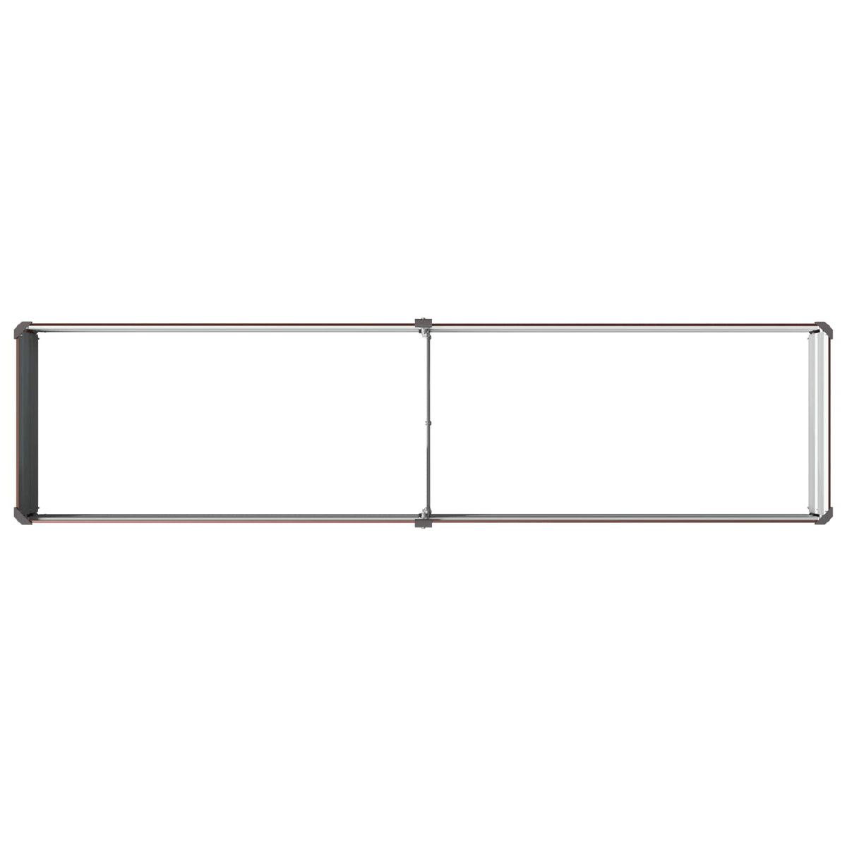 Verhoogd Tuinbed Bruin 160 x 40 x 24 cm koudgewalst staal