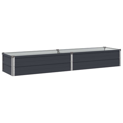 Verhoogd Tuinbed Antracietkleurig 160 x 40 x 24 cm