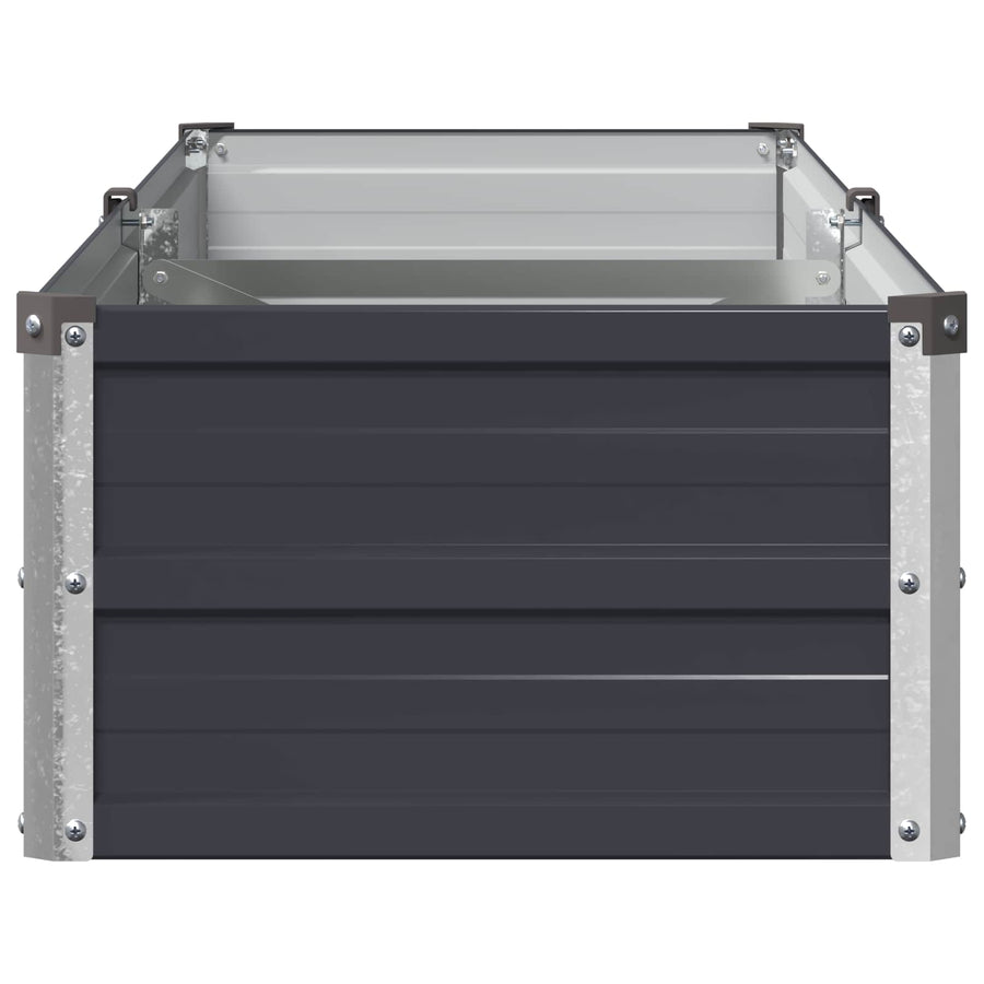 Verhoogd Tuinbed Antracietkleurig 160 x 40 x 24 cm
