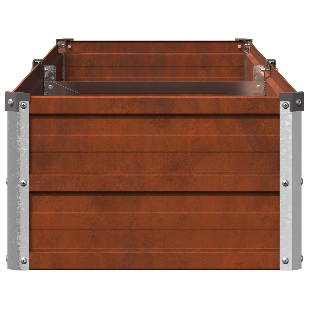 Verhoogd Tuinbed Roestig 160 x 40 x 24 cm corton