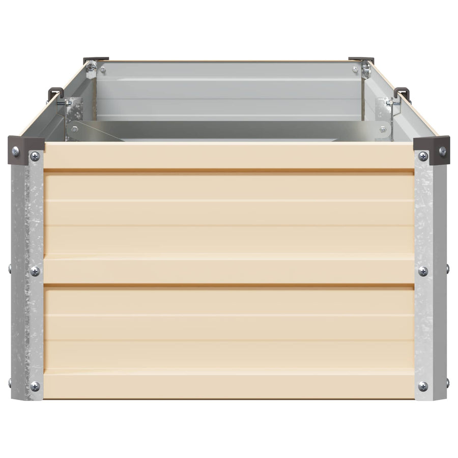 Verhoogd Tuinbed Ivoor 160 x 40 x 24 cm koudgewalst staal