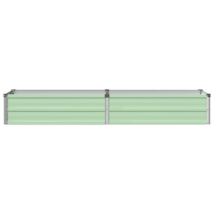 Verhoogd Tuinbed Pastelgroen 160 x 40 x 24 cm koudgewalst staal