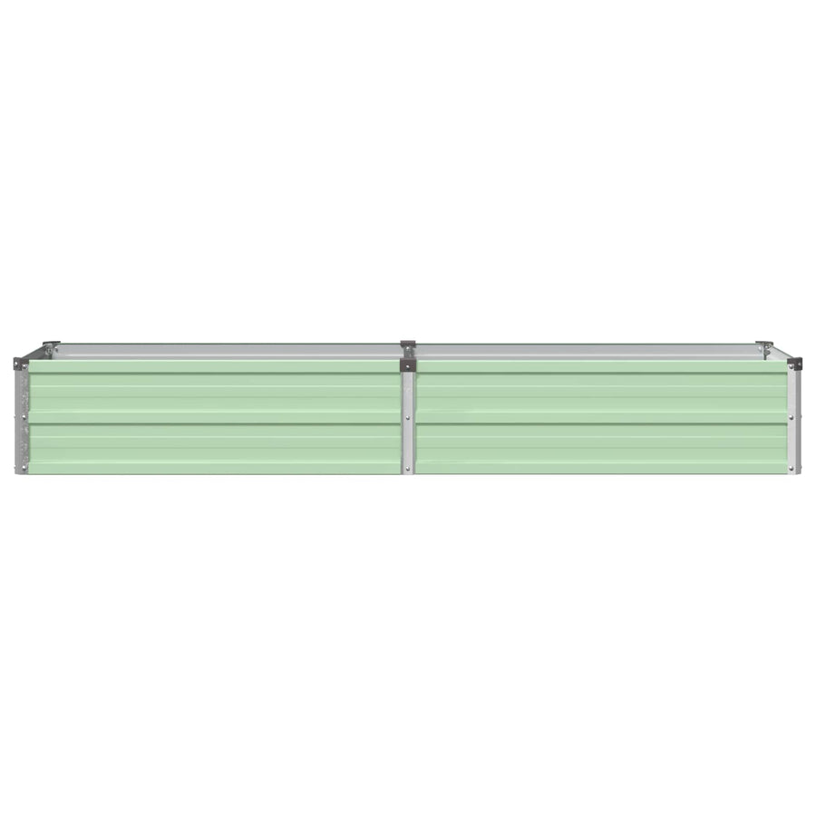 Verhoogd Tuinbed Pastelgroen 160 x 40 x 24 cm koudgewalst staal