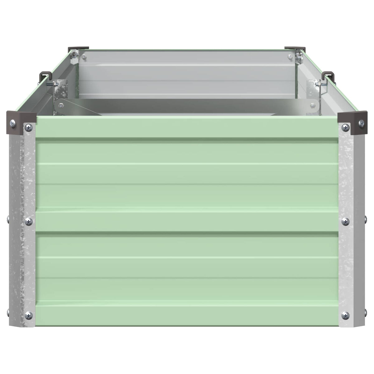Verhoogd Tuinbed Pastelgroen 160 x 40 x 24 cm koudgewalst staal