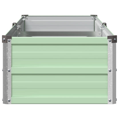 Verhoogd Tuinbed Pastelgroen 160 x 40 x 24 cm koudgewalst staal