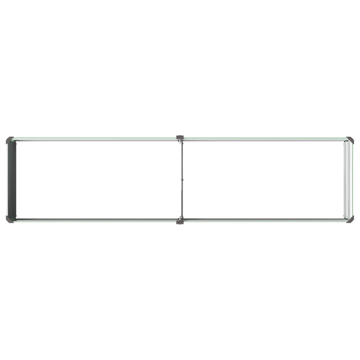 Verhoogd Tuinbed Pastelgroen 160 x 40 x 24 cm koudgewalst staal
