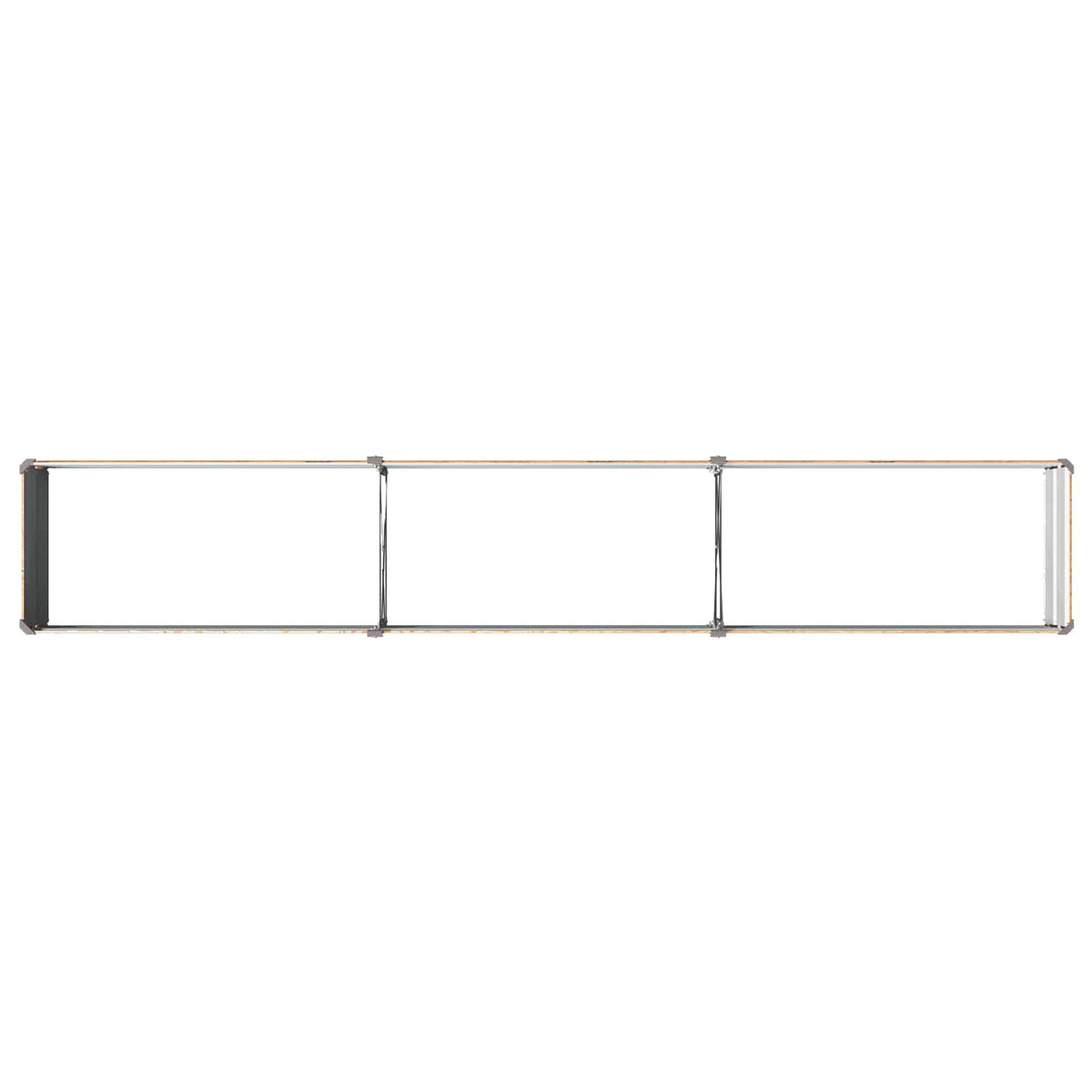 Verhoogd Tuinbed Houtbruin 240 x 40 x 24 cm koudgewalst staal