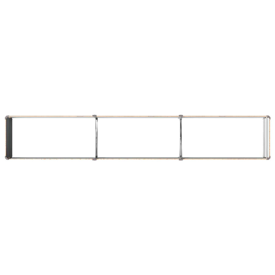 Verhoogd Tuinbed Houtbruin 240 x 40 x 24 cm koudgewalst staal