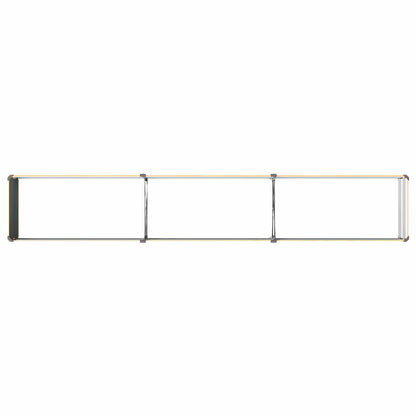 Verhoogd Tuinbed Naturel 240 x 40 x 24 cm koudgewalst staal