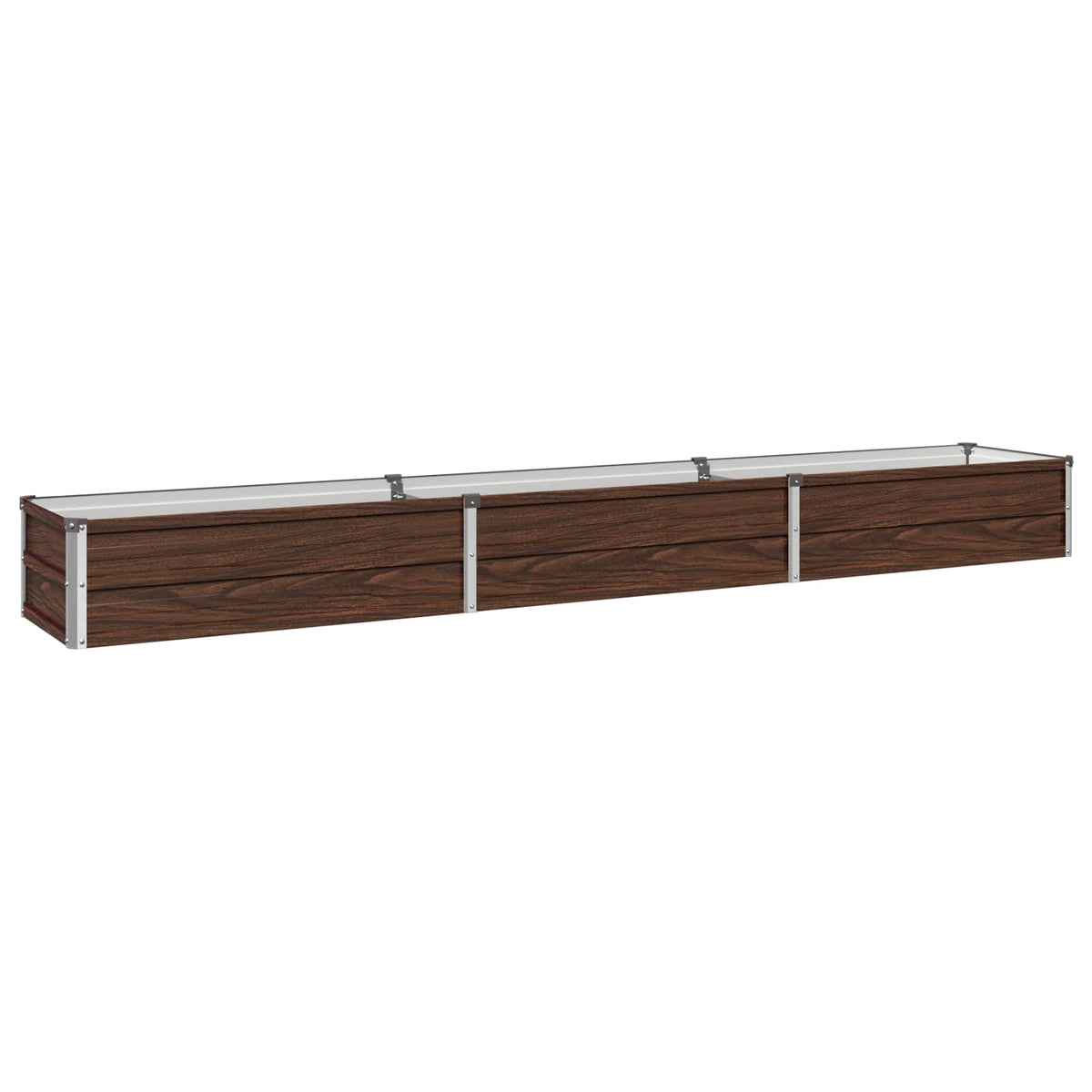 Verhoogd Tuinbed Zwart 240 x 40 x 24 cm koudgewalst staal