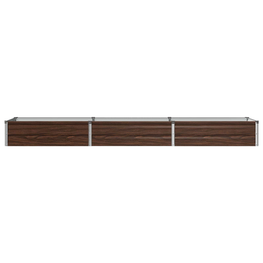 Verhoogd Tuinbed Zwart 240 x 40 x 24 cm koudgewalst staal