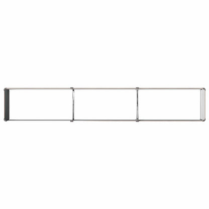 Verhoogd Tuinbed Zwart 240 x 40 x 24 cm koudgewalst staal