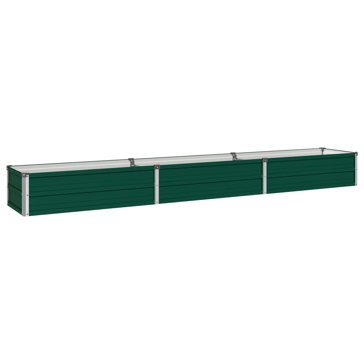 Verhoogd Tuinbed Groen 240 x 40 x 24 cm koudgewalst stalen