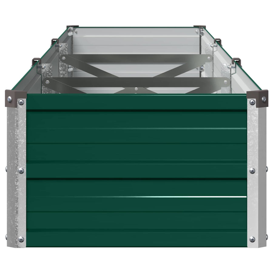 Verhoogd Tuinbed Groen 240 x 40 x 24 cm koudgewalst stalen