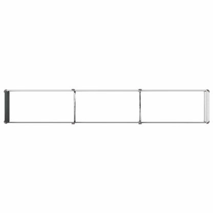 Verhoogd Tuinbed Grijs 240 x 40 x 24 cm koudgewalst staal