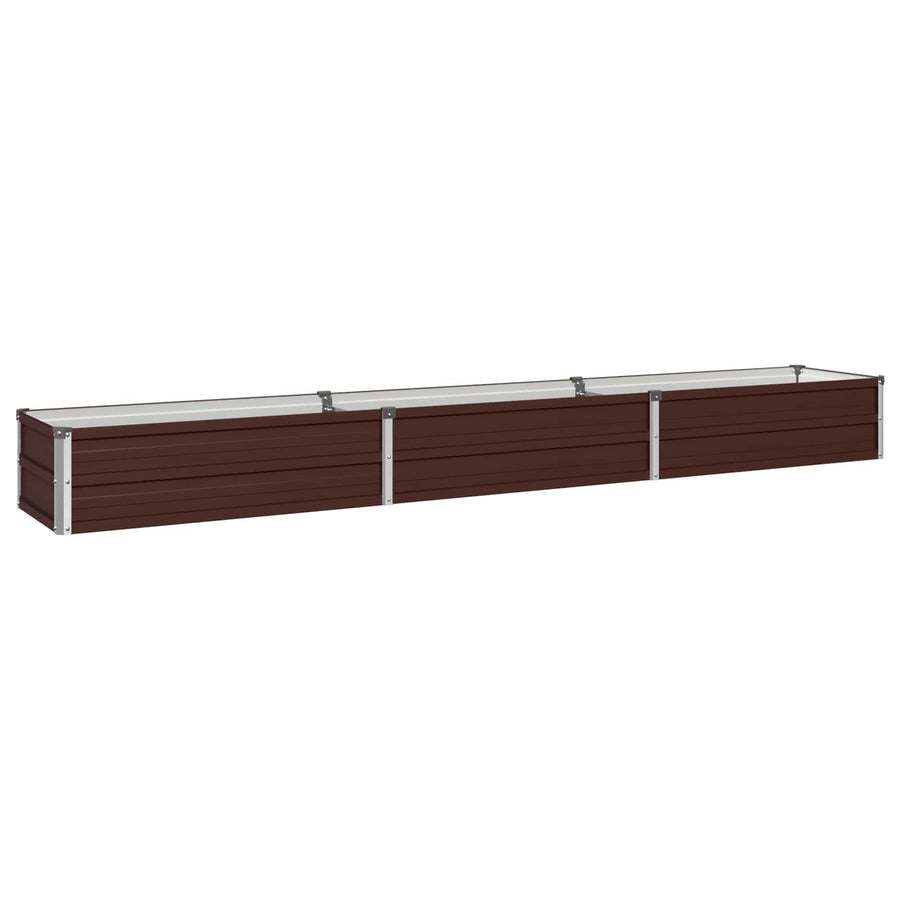 Verhoogd Tuinbed Bruin 240 x 40 x 24 cm koudgewalst staal