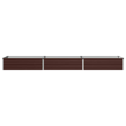 Verhoogd Tuinbed Bruin 240 x 40 x 24 cm koudgewalst staal