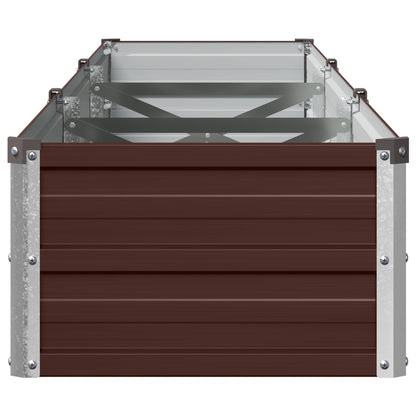 Verhoogd Tuinbed Bruin 240 x 40 x 24 cm koudgewalst staal