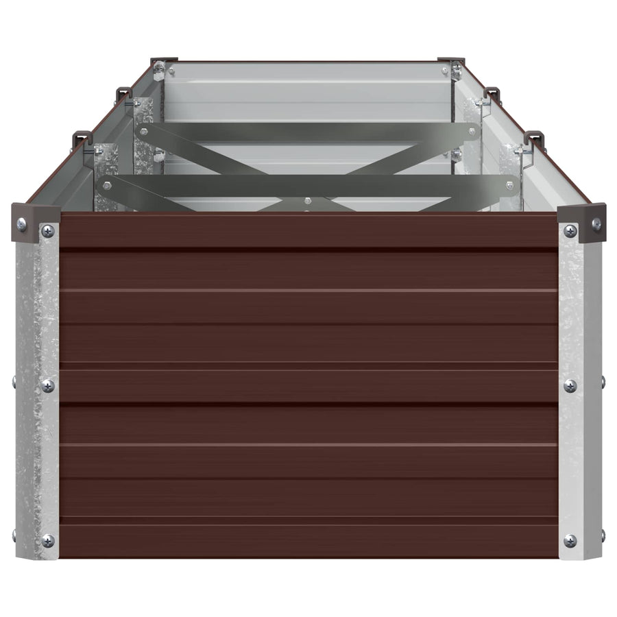 Verhoogd Tuinbed Bruin 240 x 40 x 24 cm koudgewalst staal
