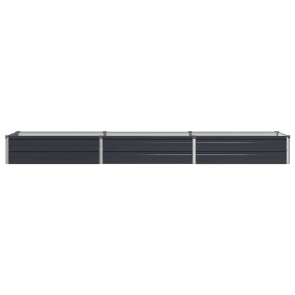Verhoogd Tuinbed Antracietkleurig 240 x 40 x 24 cm