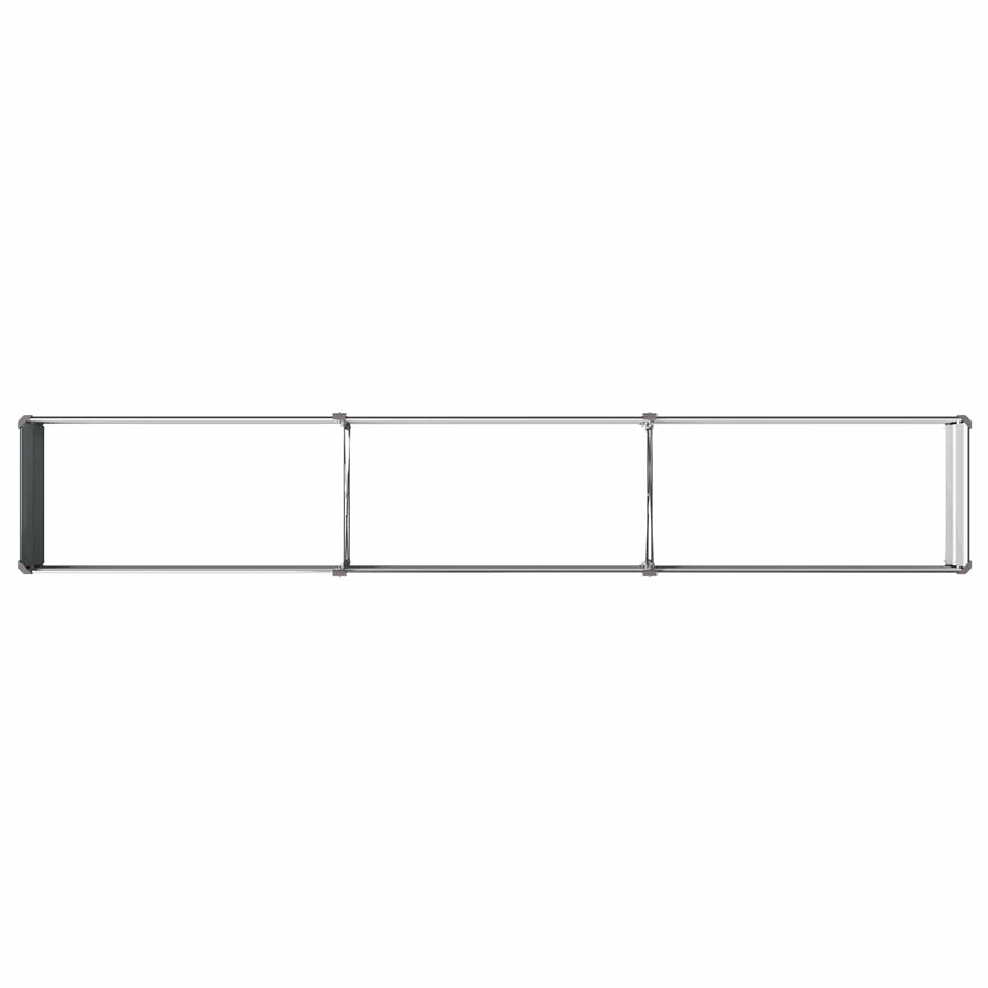 Verhoogd Tuinbed Antracietkleurig 240 x 40 x 24 cm