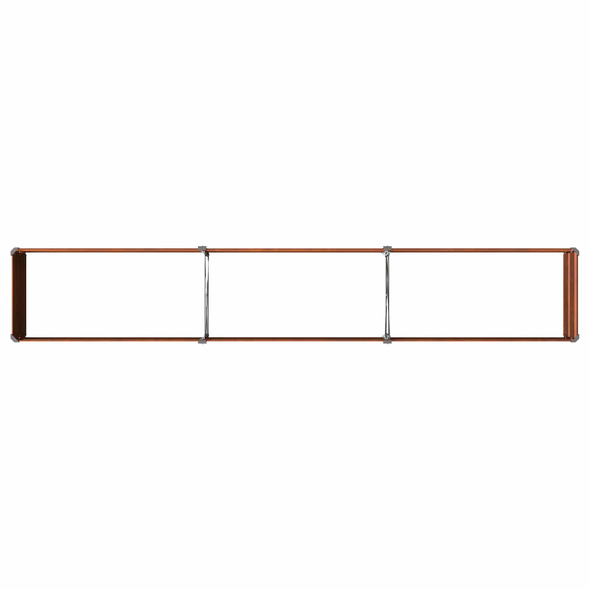 Verhoogd Tuinbed Roestig 240 x 40 x 24 cm corton