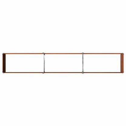 Verhoogd Tuinbed Roestig 240 x 40 x 24 cm corton