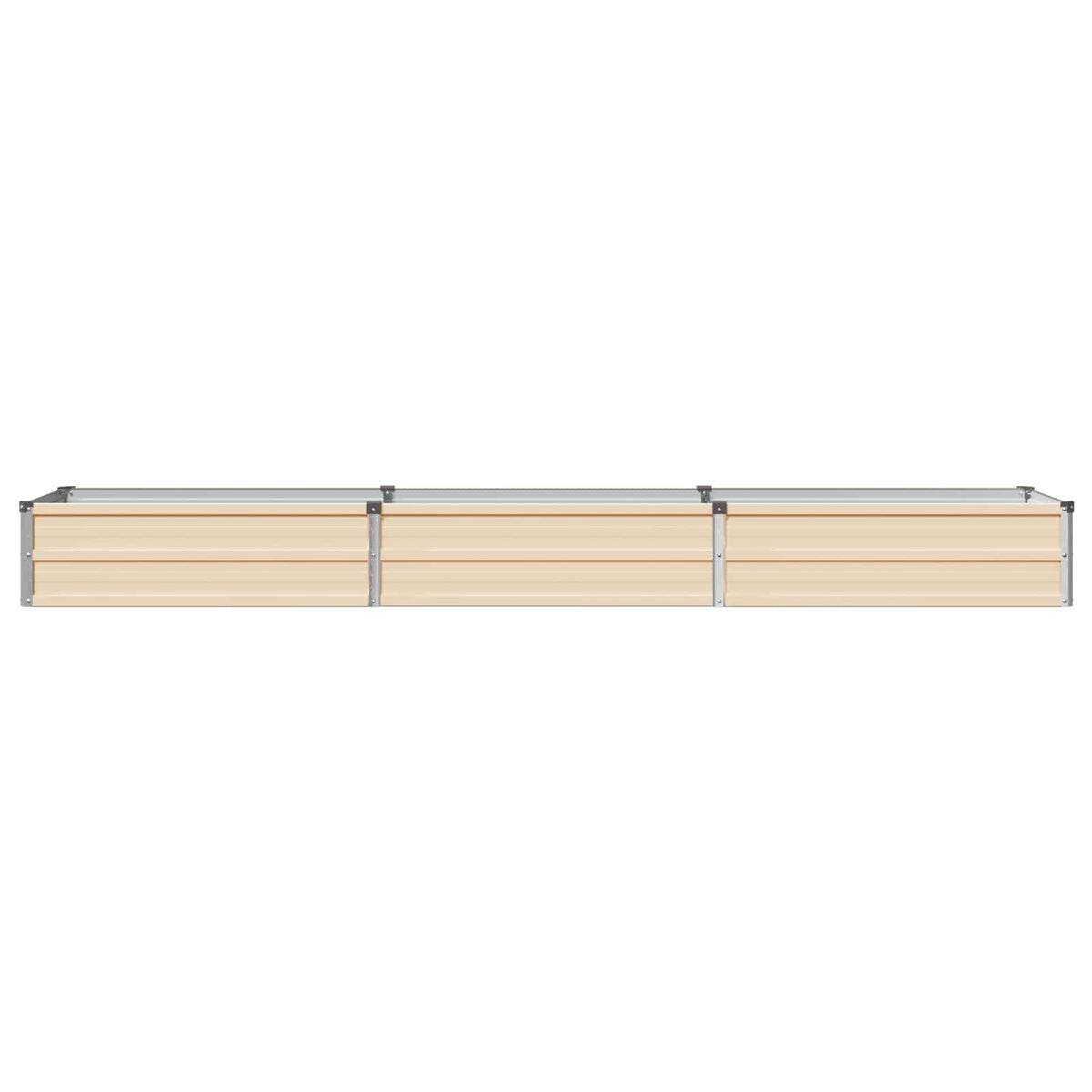Verhoogd Tuinbed Ivoor 240 x 40 x 24 cm koudgewalst staal