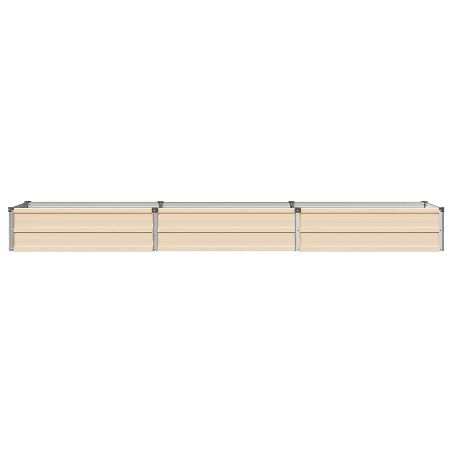 Verhoogd Tuinbed Ivoor 240 x 40 x 24 cm koudgewalst staal