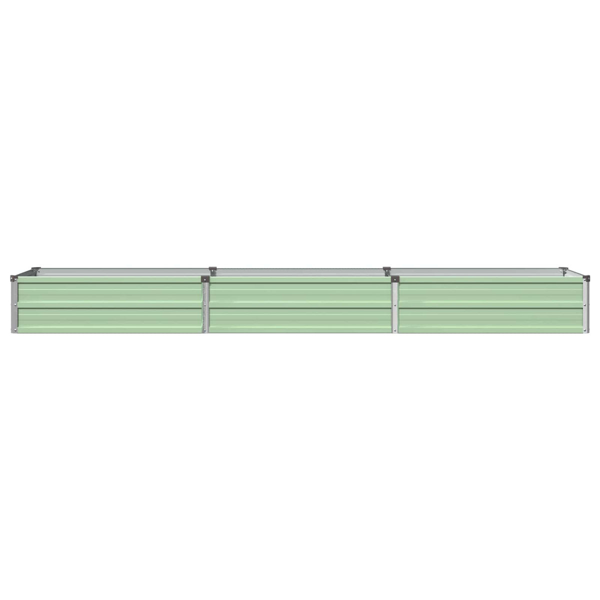 Verhoogd Tuinbed Pastelgroen 240 x 40 x 24 cm koudgewalst staal
