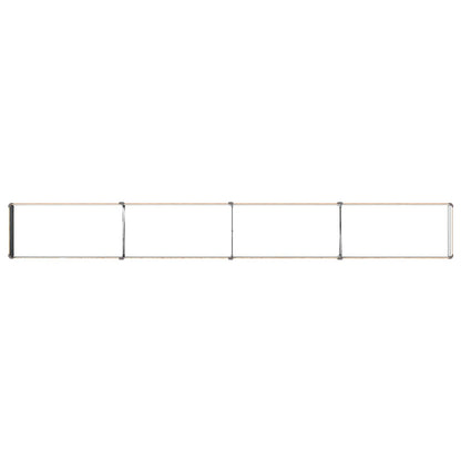 Verhoogd Tuinbed Houtbruin 320 x 40 x 24 cm koudgewalst staal