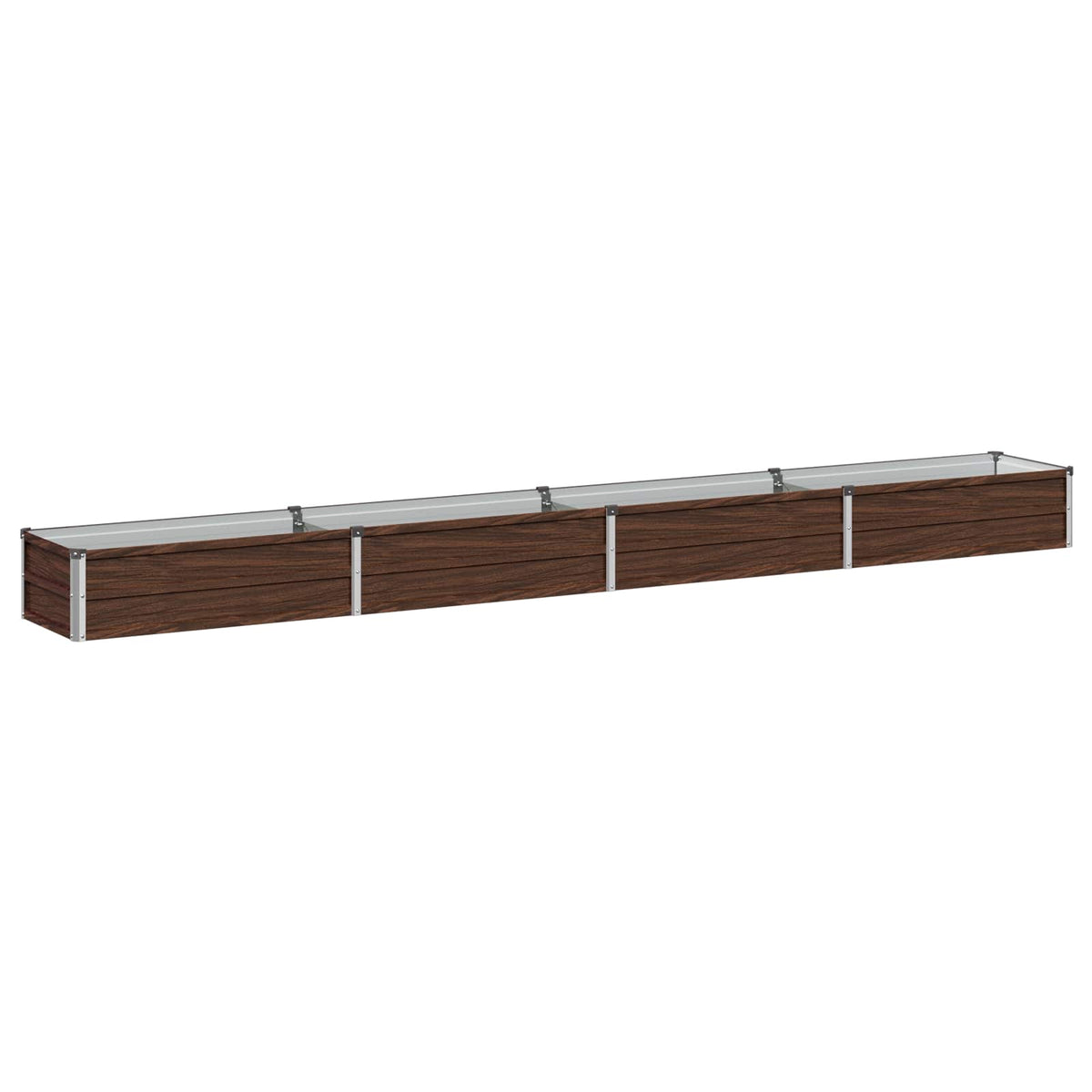 Verhoogd Tuinbed Zwart 320 x 40 x 24 cm koudgewalst staal