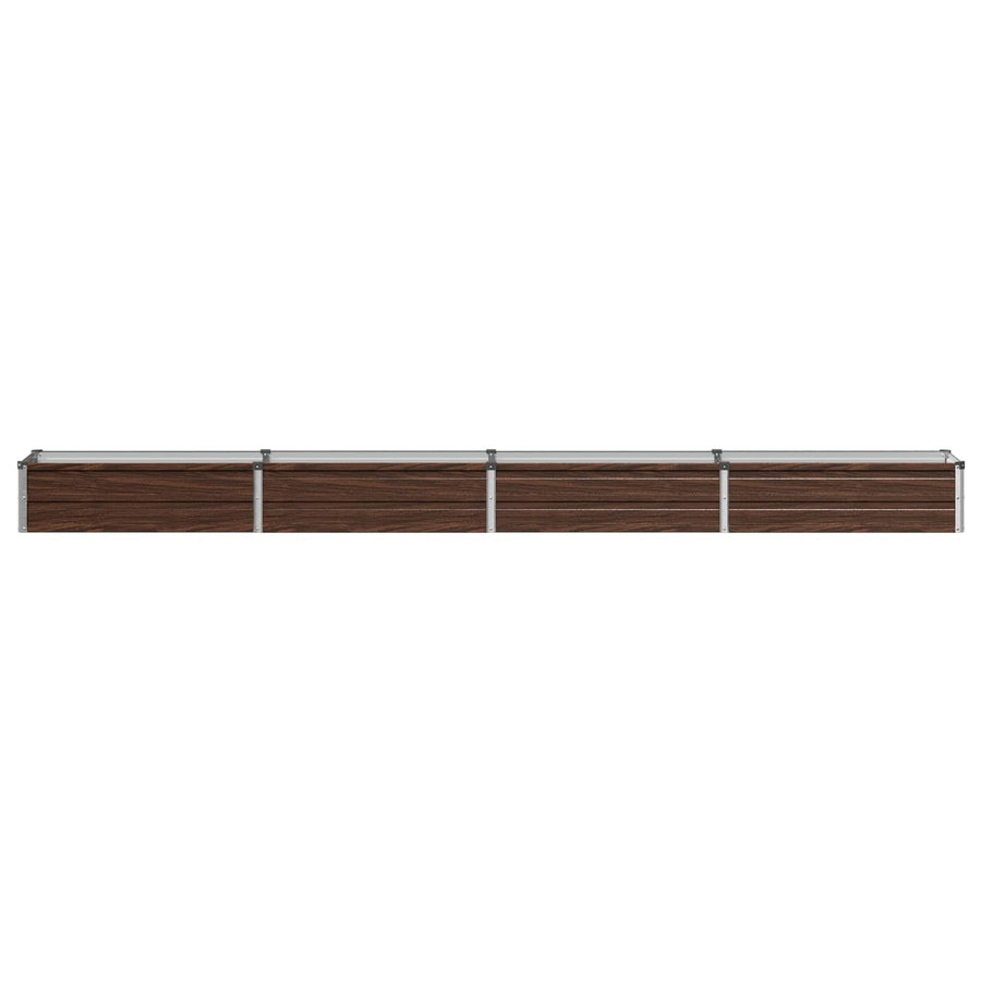 Verhoogd Tuinbed Zwart 320 x 40 x 24 cm koudgewalst staal