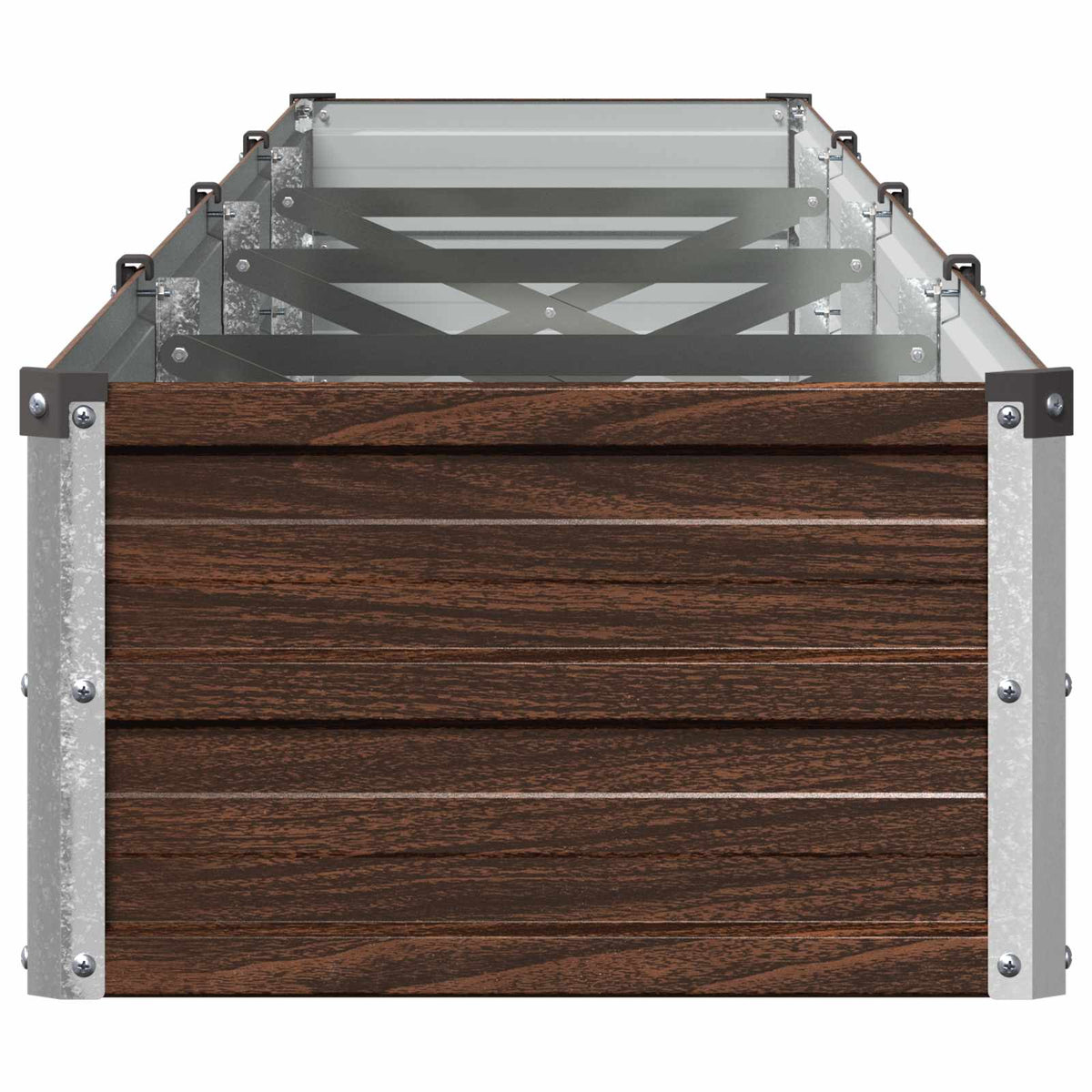 Verhoogd Tuinbed Zwart 320 x 40 x 24 cm koudgewalst staal