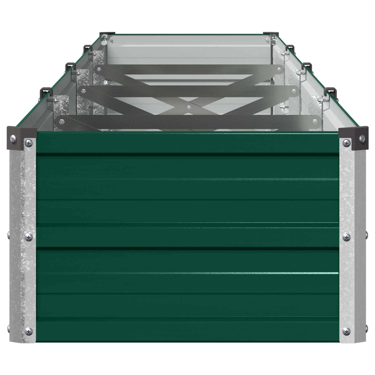 Verhoogd Tuinbed Groen 320 x 40 x 24 cm koudgewalst stalen
