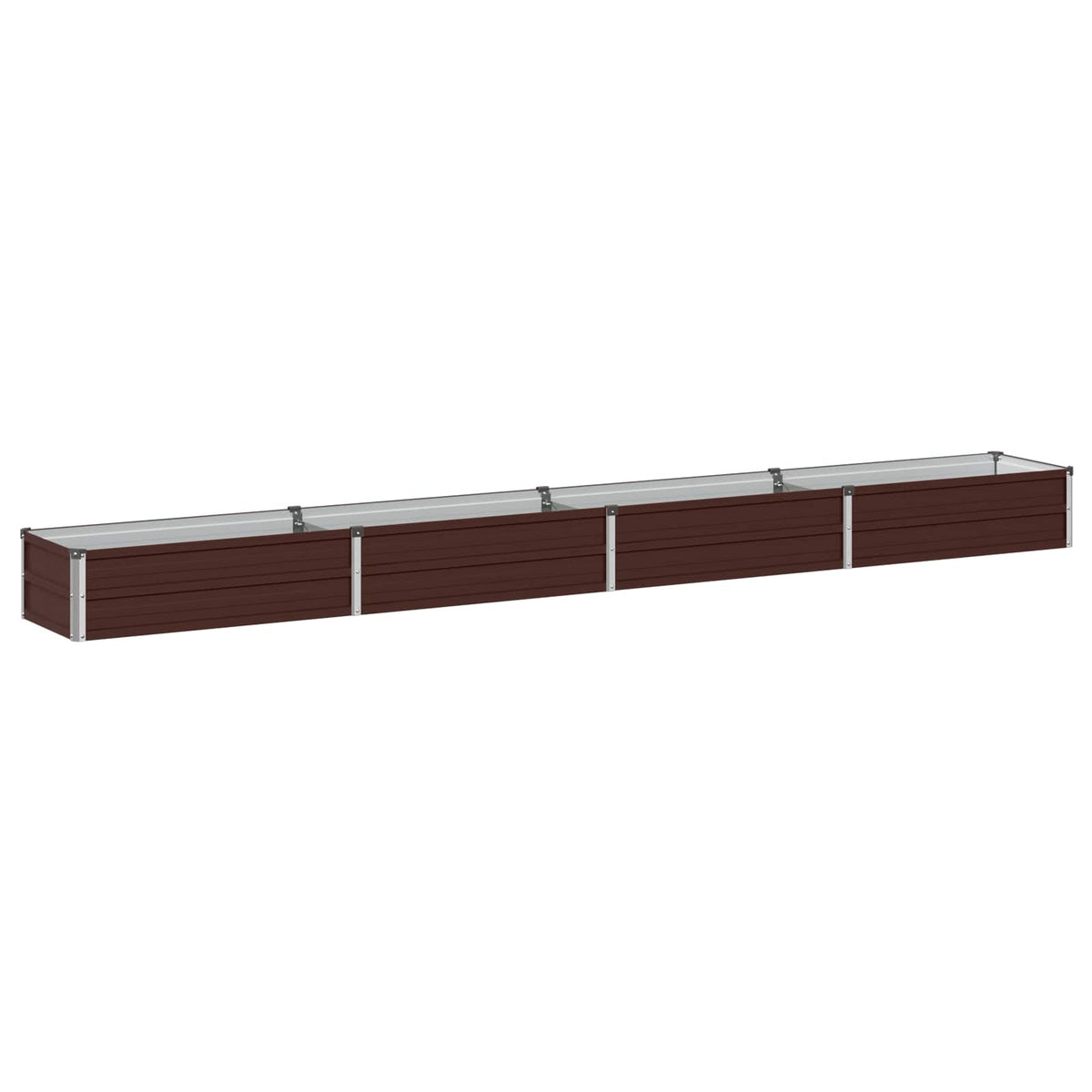 Verhoogd Tuinbed Bruin 320 x 40 x 24 cm koudgewalst staal