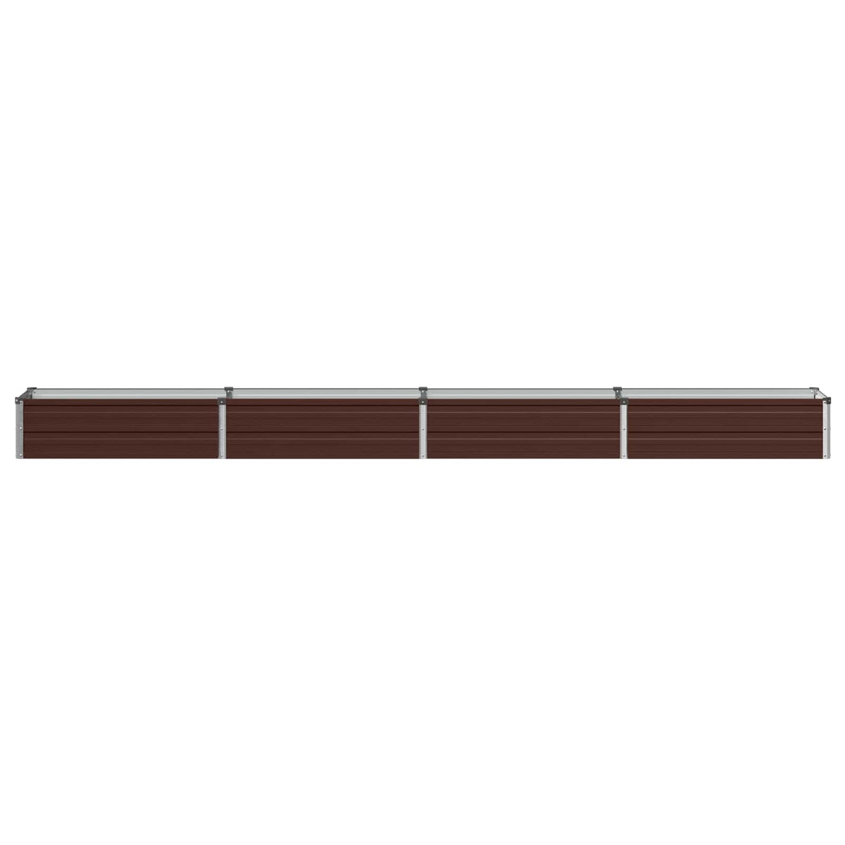 Verhoogd Tuinbed Bruin 320 x 40 x 24 cm koudgewalst staal