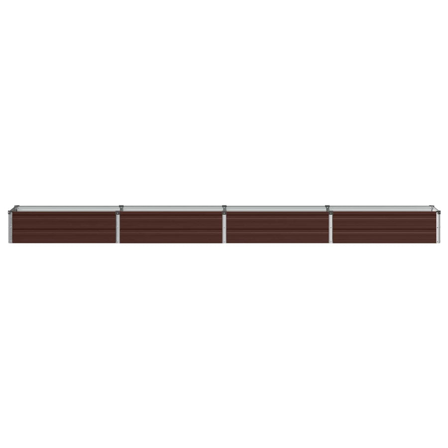 Verhoogd Tuinbed Bruin 320 x 40 x 24 cm koudgewalst staal