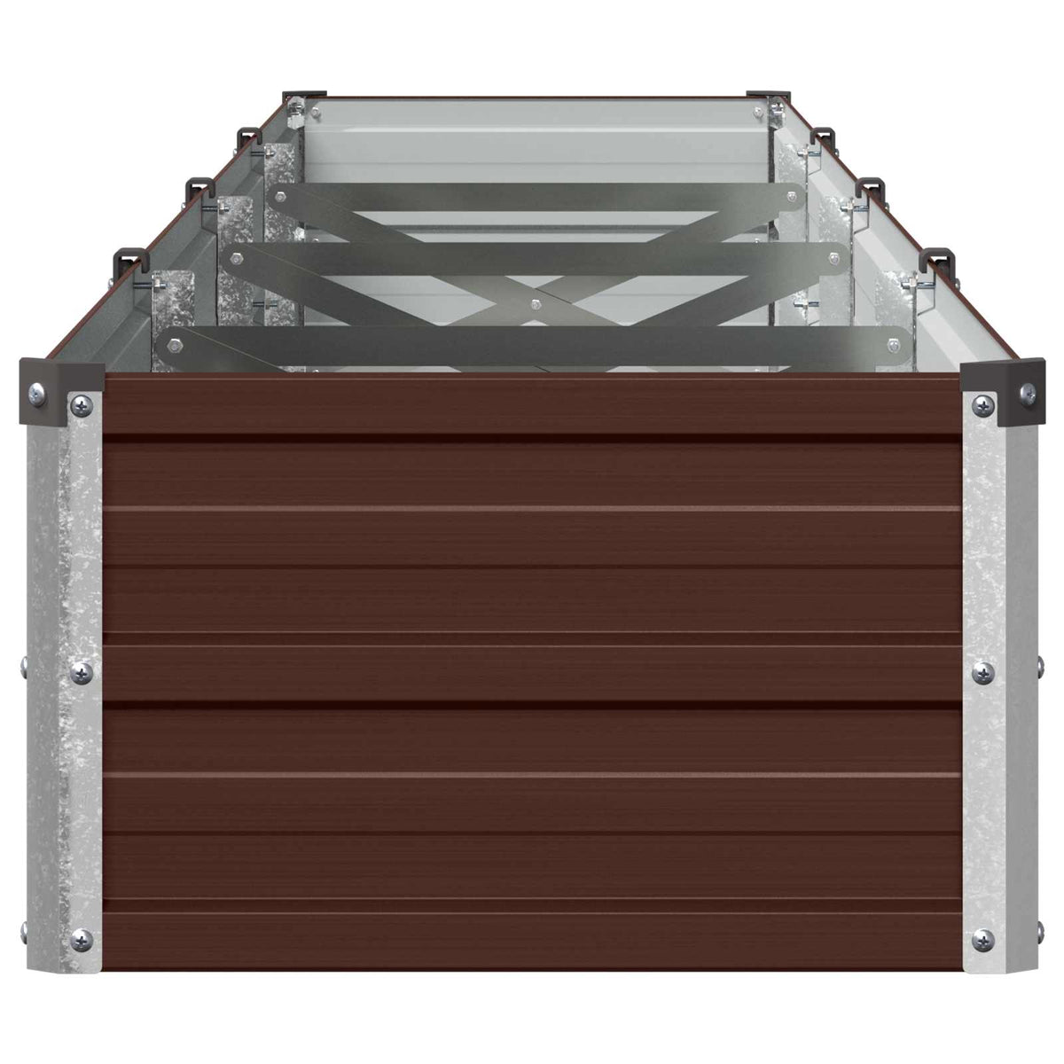 Verhoogd Tuinbed Bruin 320 x 40 x 24 cm koudgewalst staal